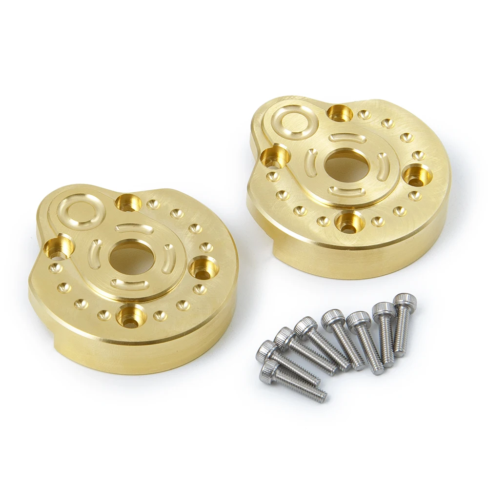 AXSPEED Portal Drive Axle Housing Brass Counterweight Balance Weight for 1/10 RC Crawler Car SCX10 III AXI03007 Upgrade Parts