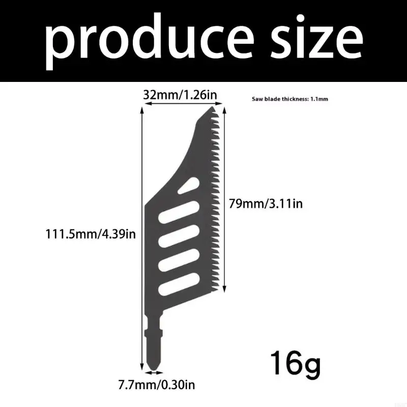 H58C Wyrzynarki z grubymi zębami Ostrze Przemysłowa stal węglowa Rozszerzona długość do sklejki Aluminium Cięcie na płasko chwyt