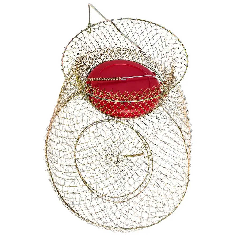 

Fish Guard Basket Durable Metal Fishing Net Strong Wire Cage for Catching Keeper Fish Protective Basket Shrimp Baskets Fishing