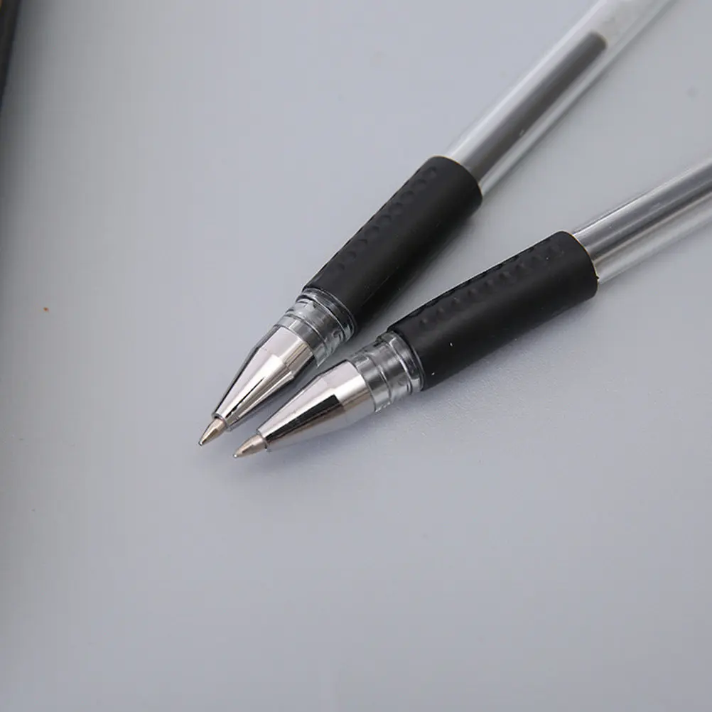 

3Pcs Ergonomic Neutral Pens 0.5mm Fine Point Smooth Writing Comfort Grip Minimalist Office School Home Use Signature Pen Set