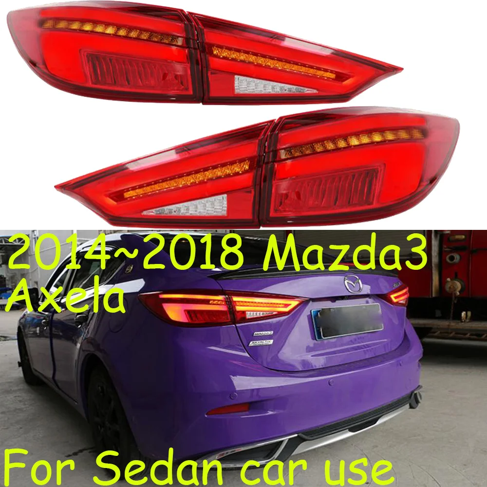 1set sedan car tail light for mazda 3 Mazda3 Axela taillight,LED 2014~2017y for Axela rear light