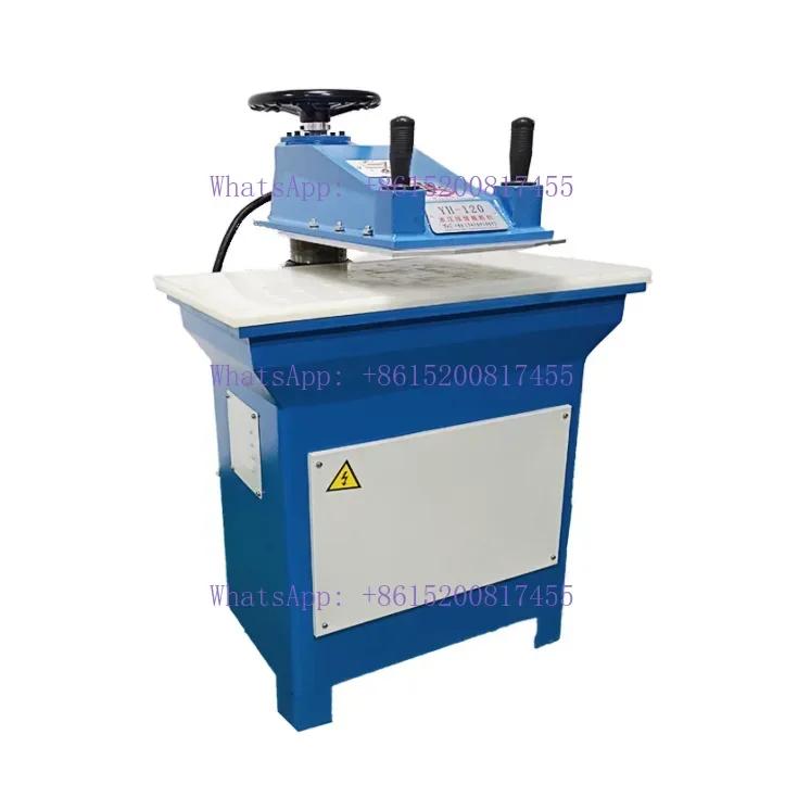 leather clicker press cutting machine 12T automatic hydraulic swing a-rm die cutting press machine