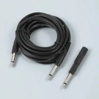 1 zestaw Profesjonalny Kabel Instrumentalny Akcesorium do Gitary Elektrycznej Kabel do Basu Przewód Instrumentalny Linia do Instrumentów Muzycznych Połączenie Gitary Elektrycznej