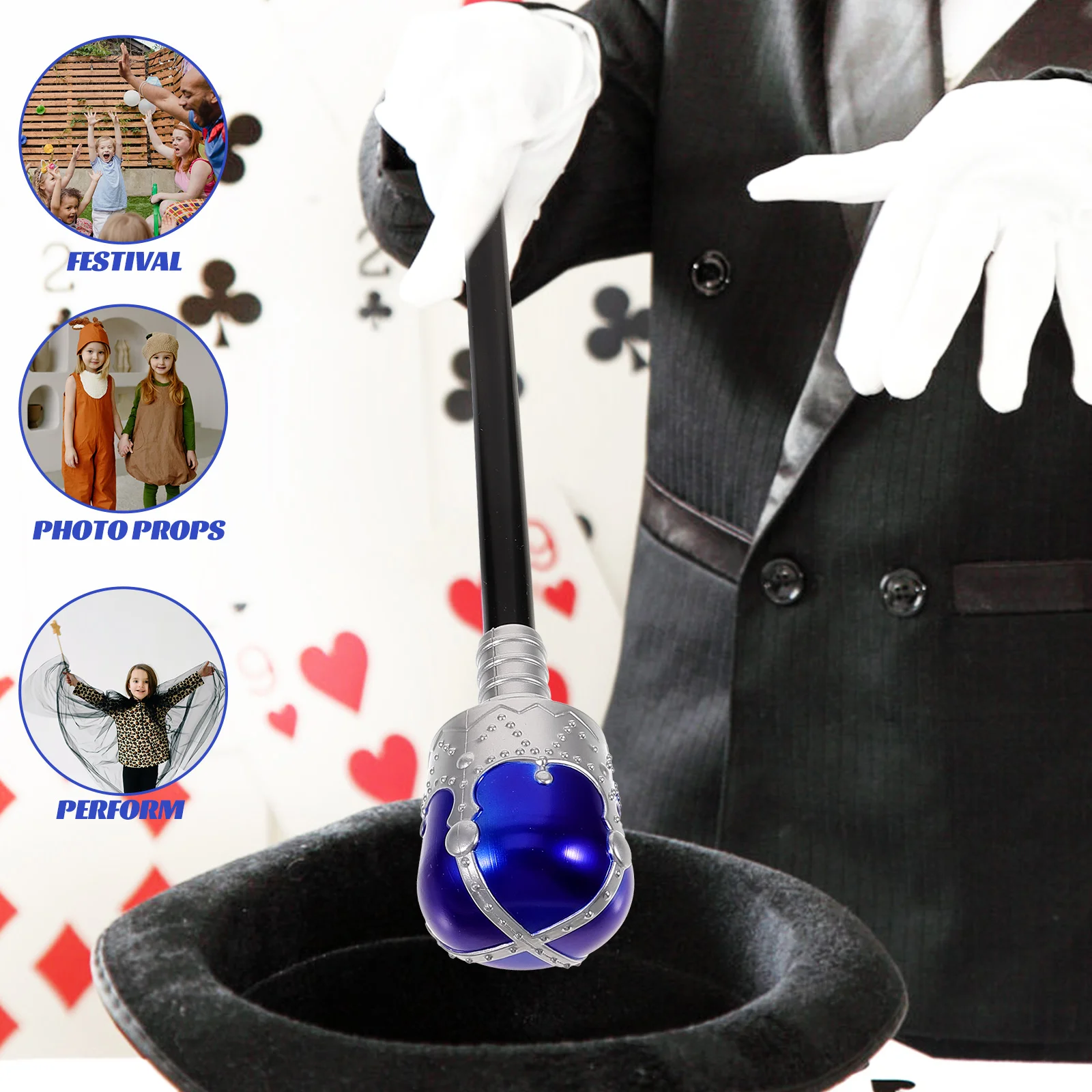 

For s King Scepter Glow Party Stick Light Pretend Play Costume Accessory Halloween Birthday Present