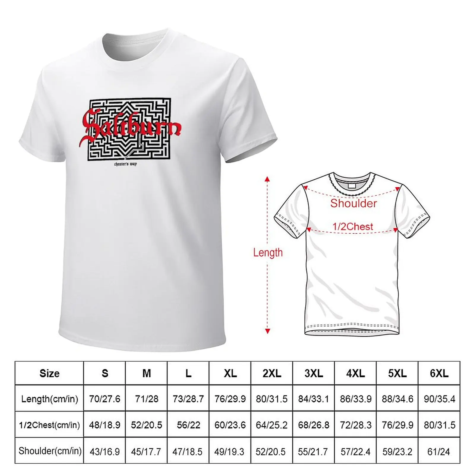 Saltburn Labyrinth Saltburn Maze T-Shirt customs heavyweights mens clothing