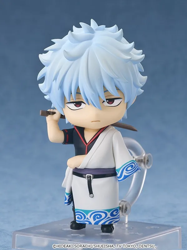 Original Anime Doll Kagura Shimura Shinpachi Gintoki Sakata Gintama Action Figure Toy Kwaii 2420 2458 2462 PVC Model Animation