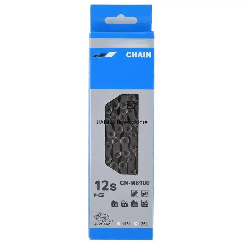 M7100 M8100 Chain 12-Speed Mountain Bike Bicycle Chain For MTB Road Bike Chains 126L Driving Spare Parts Road Bike Chains box