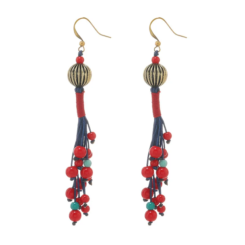 

SHXI Women's Original Handwoven 925 Pure Silver Anti-Allergy Earrings