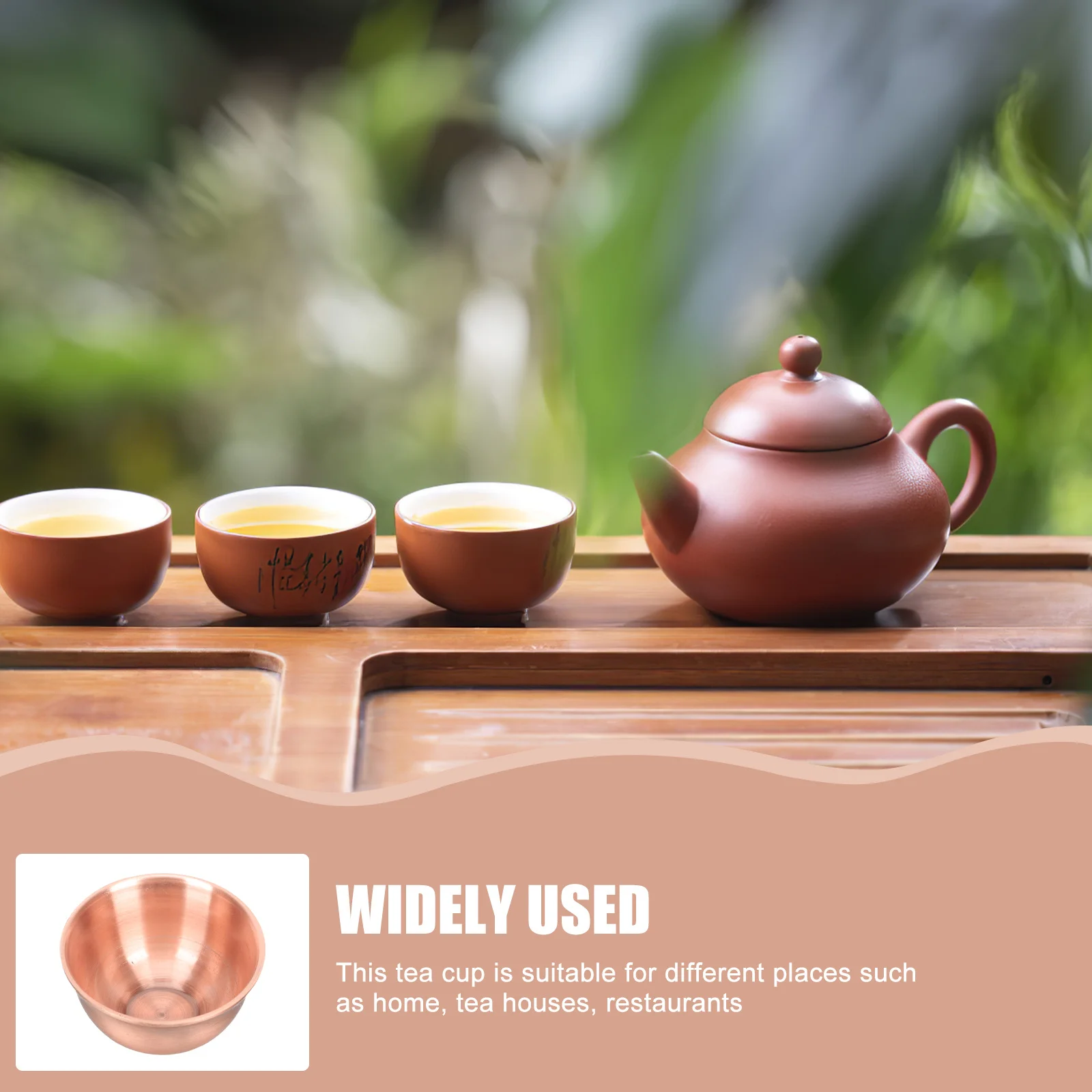 

Retro Tea Cup Premium Copper Kung Fu Teacup Traditional Chinese Teaware For Oolong Puer Black Tea Household Use