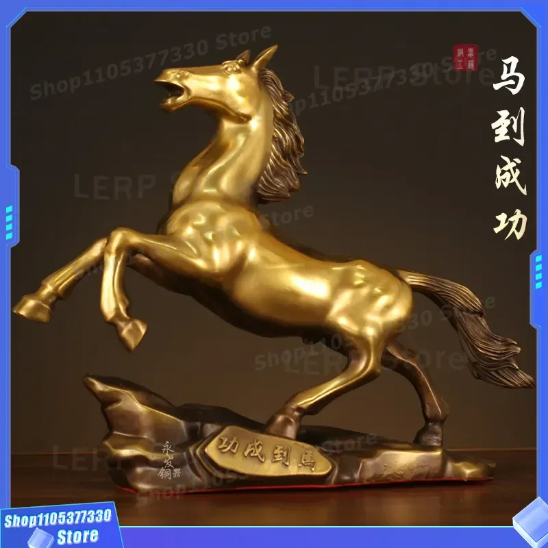 chinese-style-bronze-horse-statue-brass-office-desk-decor-lucky-zodiac-animal-figurine-home-furnishing-handicraft-gift-for