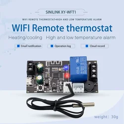 1 pz WIFI termostato remoto modulo regolatore di temperatura raffreddamento e riscaldamento APP temperatura per scheda modulo arduino