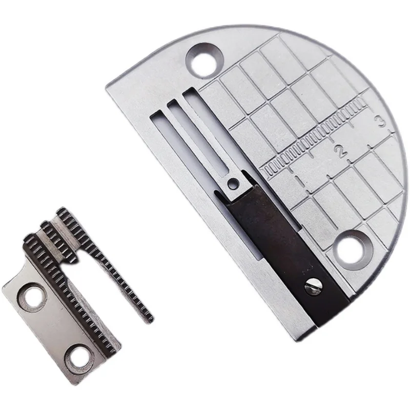 Needle Plate and Feed Dog for Anti-Puckering SINGER Juki Brohter Industrial Sewing Machine Presser foot Parts