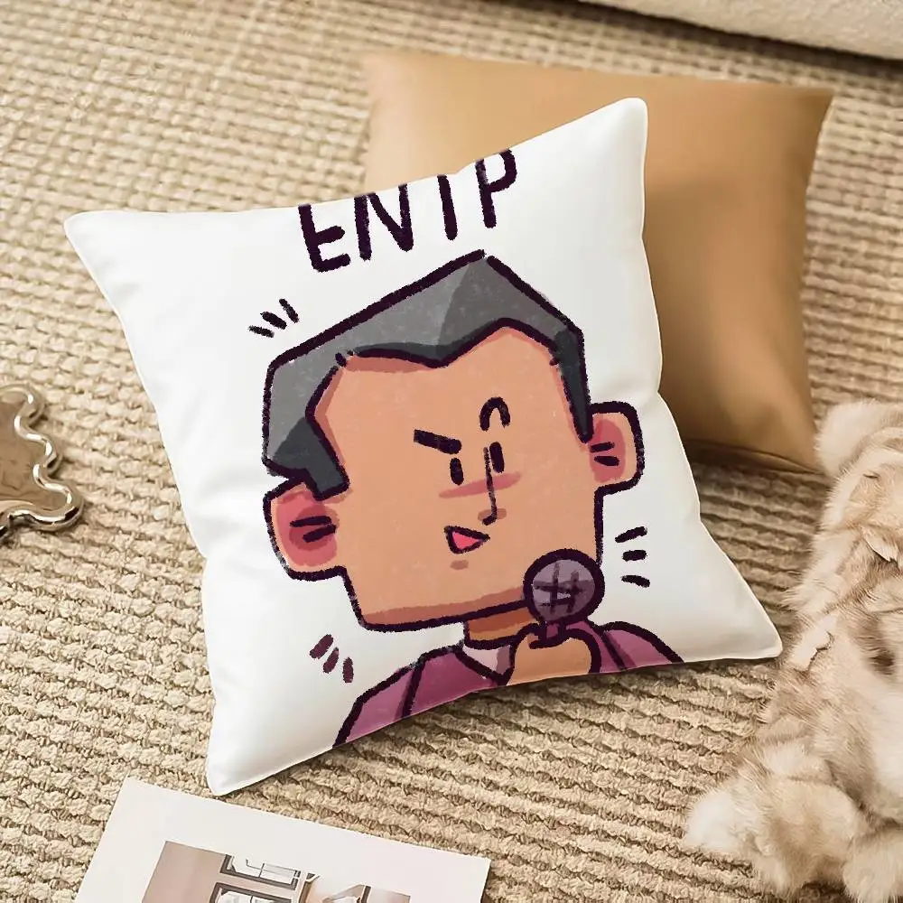 غطاء وسادة MBTI FISHION مضاد للغبار وسحاب غير مرئي لسرير الأريكة #5