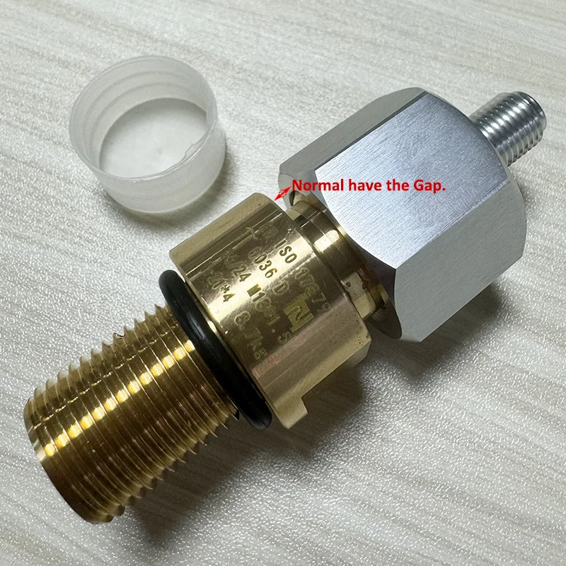 Soda Cylinder TR21*4 To 3/8-24UNF Convert Adapter For Homebrew Beer Keg Co2 Tank Regulators,Aquarists Aquarium Fish