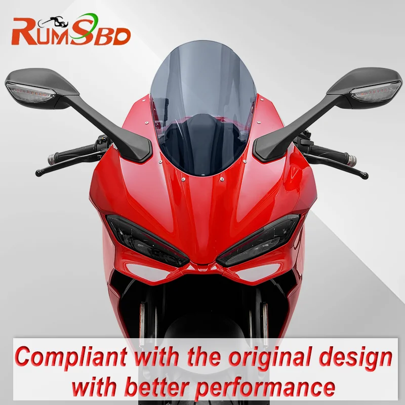 Motorbike Wind Deflectors Visor For Ducati PanigaleV2 2025 2026 Sports Windscreen Windshield
