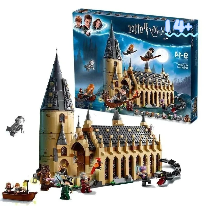 

Disney In Stock 75954 Hogwarts Great Hall Premium Castle Building Set Magic Replica Toy Gift for Adults Birthday Christmas