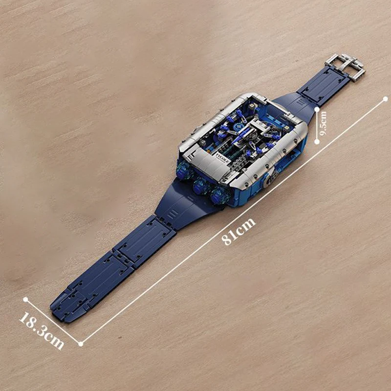 MOC Idea Technical Mechanical Watches Building Blocks Bricks Assembling Model Toys Christmas Gift Set