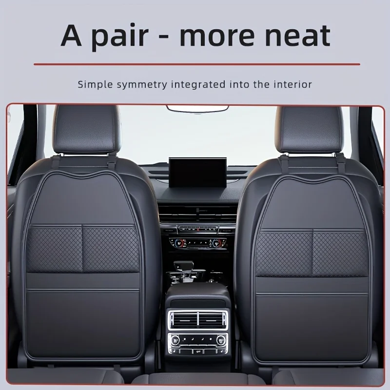 1pc Car Seat Storage Bag, Multi-Functional Car Seat Back Storage Bag, Backrest In-Car Storage Hanging Bag