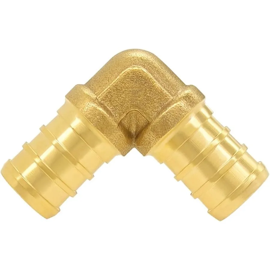 1 2 بوصة PEX Fitting Combo 30 قطعة لأنظمة السباكة السكنية: تتضمن 10 وصلات مستقيمة 10 90 درجة المرفقين 10 PEX Te