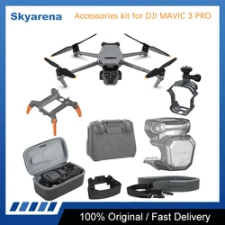 For DJI MAVIC 3 PRO/Classic Lens Protective Cover DJI RC Hood Protective Cover Lanyard Folding Landing Gear Accessory Kit