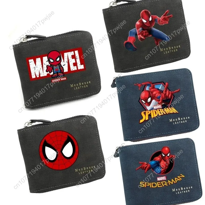 

Hot-Selling New Marvel Cartoon-Print Short Zip Wallet & Card Holder
