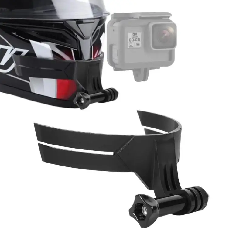【C】Motorcycle Helmet Chin Mount With Sticker For OSMO Action 6/5Pro/4/3 13 12 11 10 Camera Holder Riding Gear Accessory