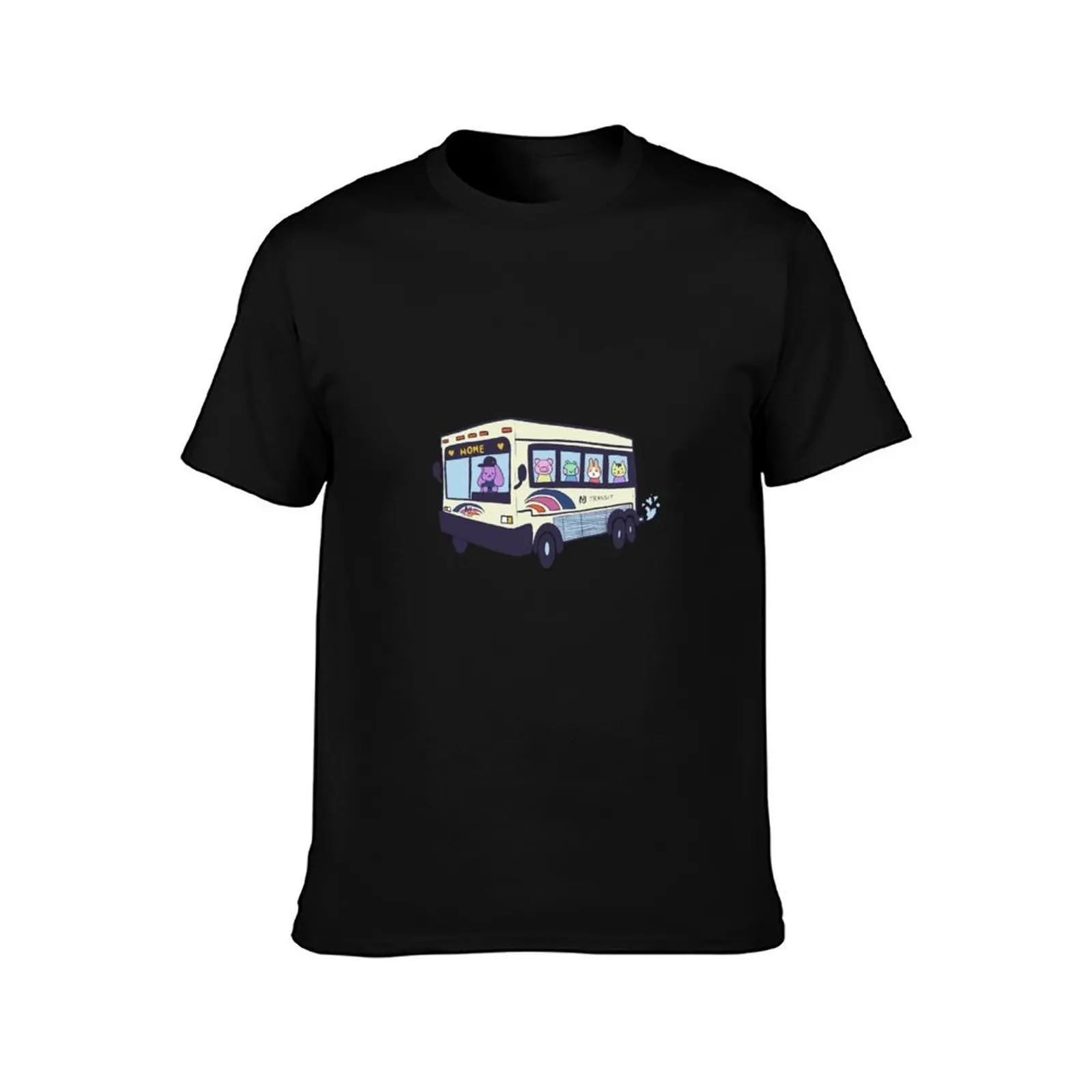 NJ Transit Bus T-Shirt Simple Graphic Design T-Shirt