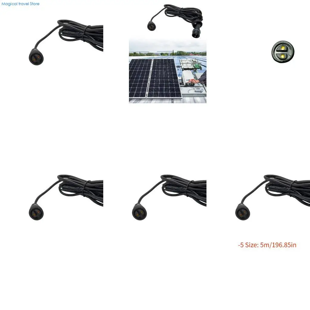 N2UB Industrial Strength Solar Panel Connectors Cable Waterproof for Harsh Environment