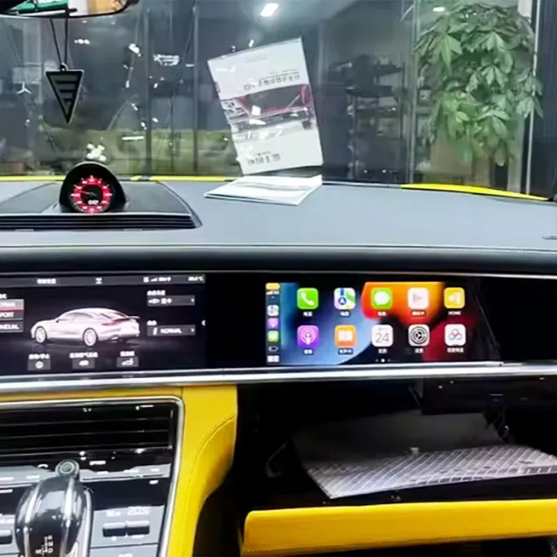 

For PAG 2017-2023 Panamera 971 Car Modification Upgrade Passenger Screen Entertainment Screen Navigation Multimedia Playback