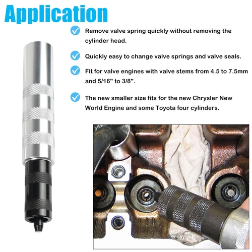 Imagen 2 del producto 36050 Kit de removedor e instalador de válvulas para motores con tallos de válvulas de 4,5mm a 7,5mm y 5/16 ""a 3/8""