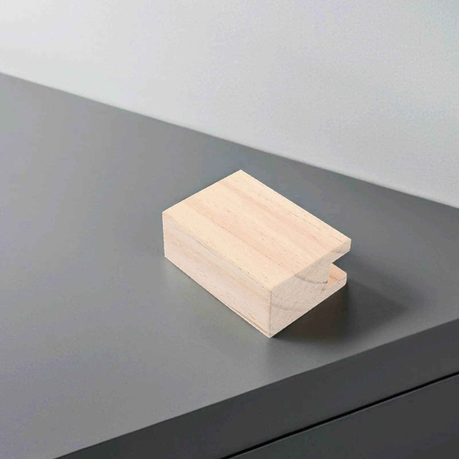 6Pcs Wood Furniture Risers Bed Frame Lifters Heavy Duty Table Sofa Desk Leg Risers 1.2 Cm Groove Bed Raising Blocks