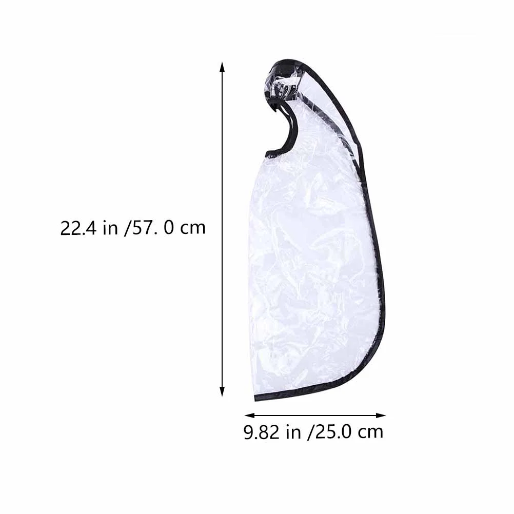  2 Pcs Elderly Shampoo Bib Hair Coloring Apron Styling Hairdressing Cape Salon Adjustable for