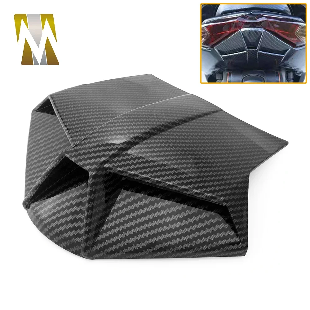 Motorcycle Rear Tail Light Cover Guard Protection Carbon Fiber For Yamaha NMAX155 NMAX 155 2020 2021 2022 Tail Light Cover