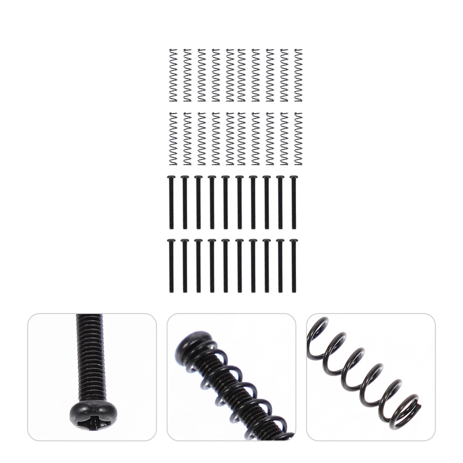 

Sprung Guitar Pickup Screw Electric Springs Coil for Pickups Supplies Screws with Professional Mounting