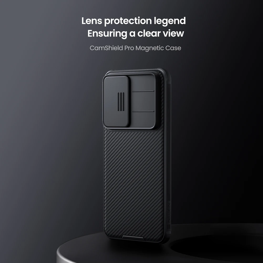 Für Samsung Galaxy A57 5G Hülle NILLKIN Hülle Magnetische Camshield-Hülle Linsenschutz Mit Magnetischer Saugfunktion Durchscheinend – Detail 1