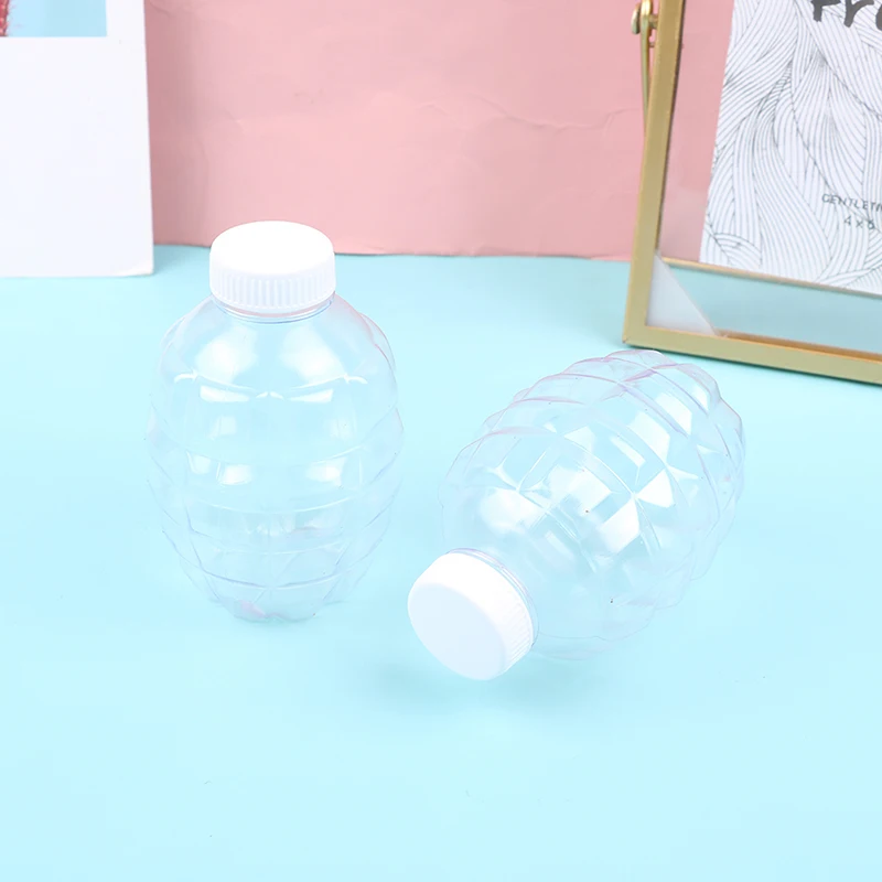 4 шт., пластиковые бутылки с ананасом