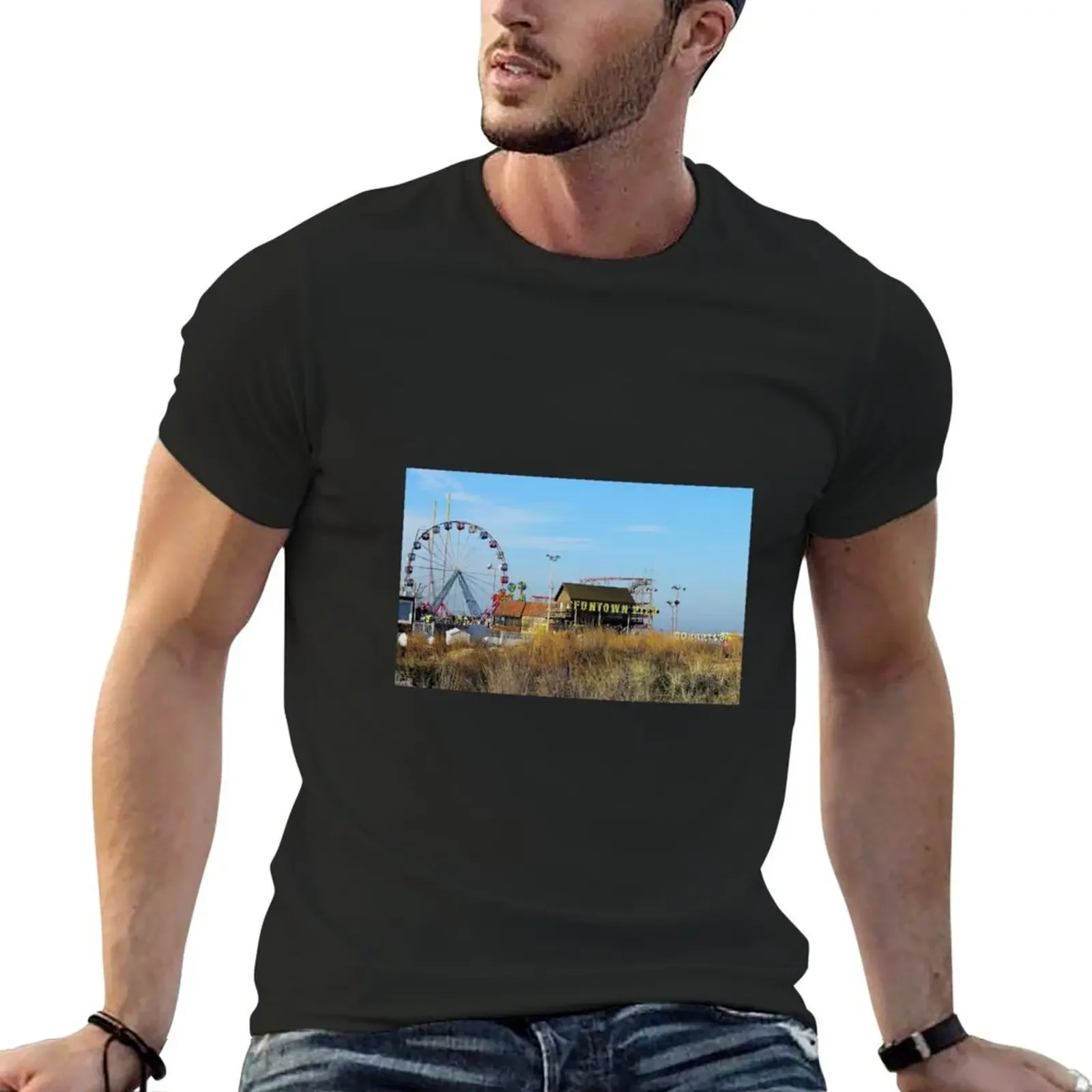 Lost But Not Forgotten on the Jersey Shore Funtown Pier Beach Boardwalk, Seaside Heights New Jersey T-Shirt