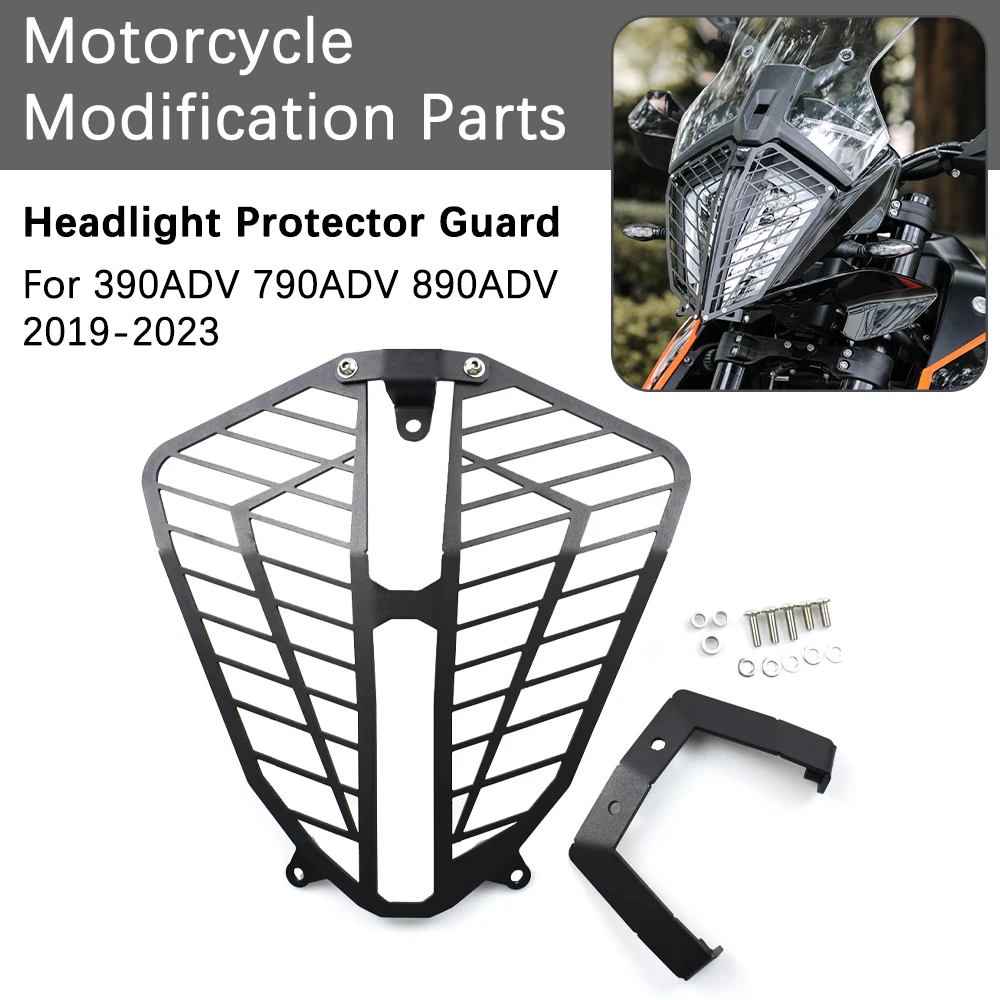 

390 790 890 ADV Motorcycle Headlight Guard Head Light Lamp Protector Cover For 390 790 Adventure 890 ADV 2019-2023 Accessories