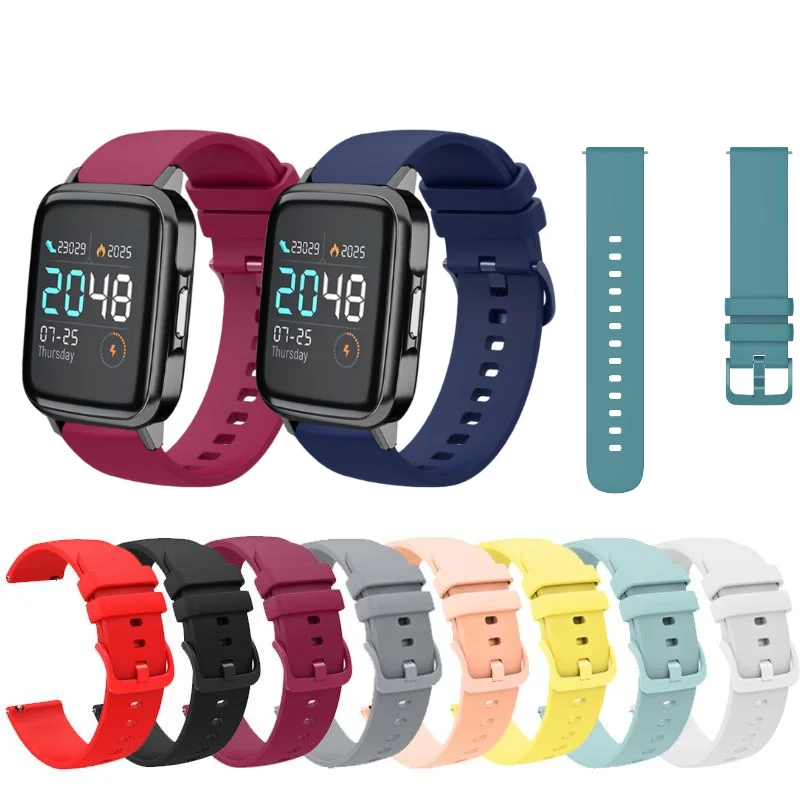 

Мягкий силиконовый ремешок для замены Haylou LS01 LS02 RS4 Plus LS05 Solar Haylou Watch2 Pro LS02 Pro
