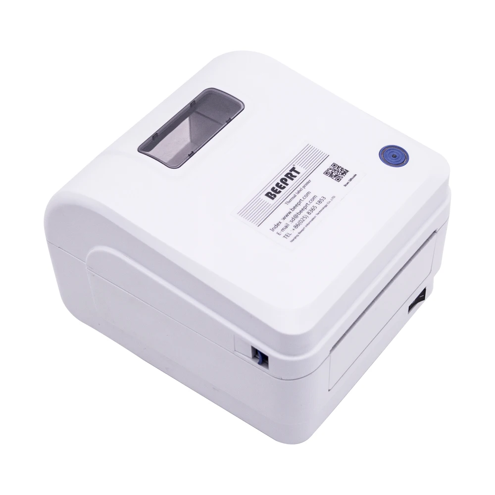 4 Inch Desktop Printer for Logistics Shipping Label Thermal Print Black and White