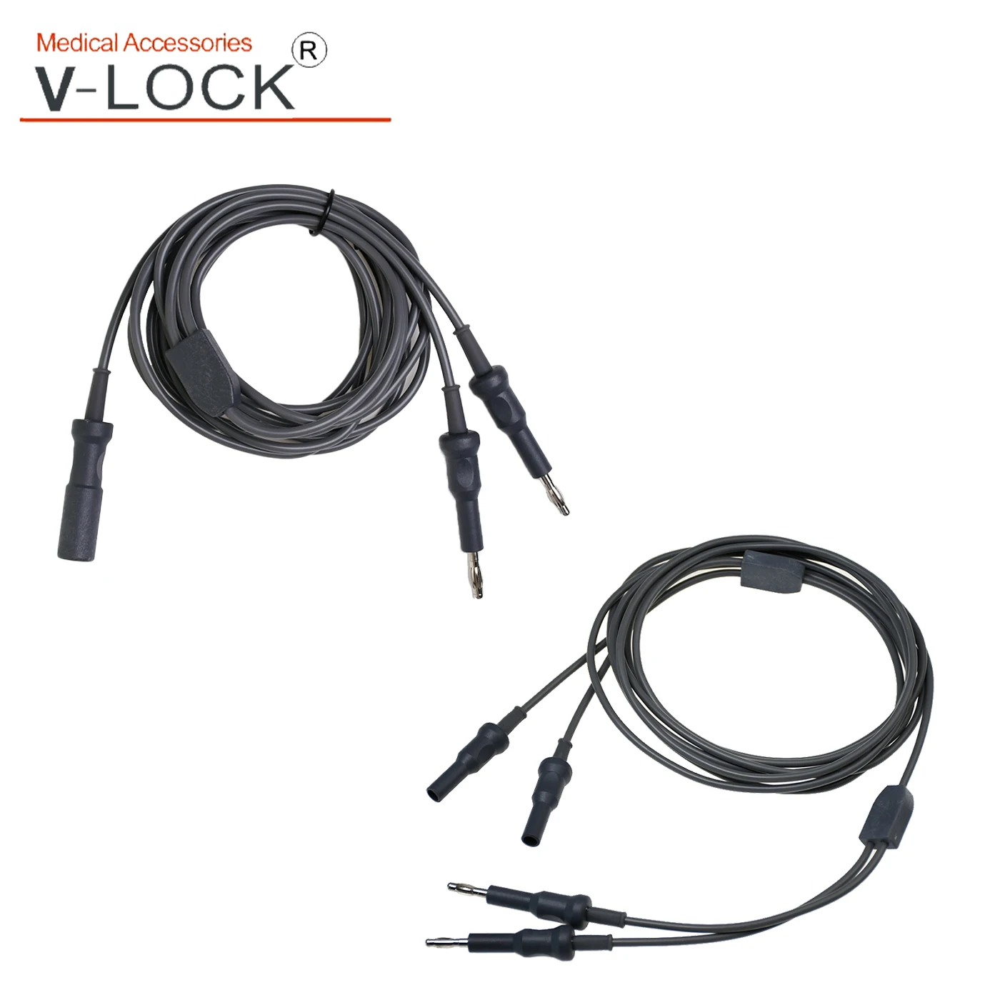v-lock-再利用可能なシリコン鉗子ピンセット高周波leepナイフ用バイポーラケーブル