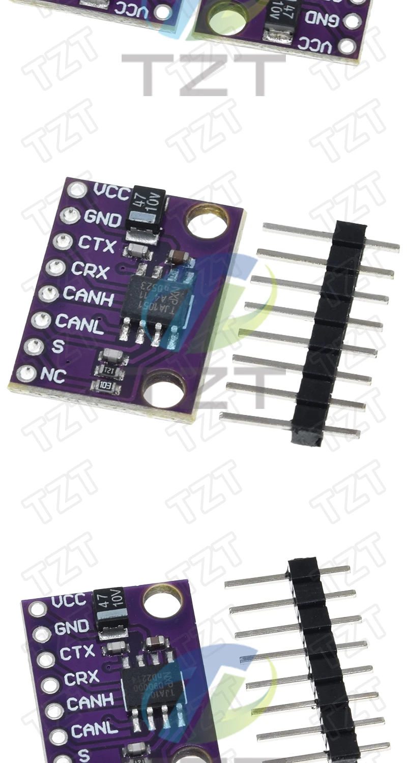 TZT 1/3PCS TJA1042 TJA1051 Hochgeschwindigkeits-Transceiver-Modul mit geringem Stromverbrauch und CAN-Transceiver-Modul TJA1051T TJA1042 für Arduino – Detail 6