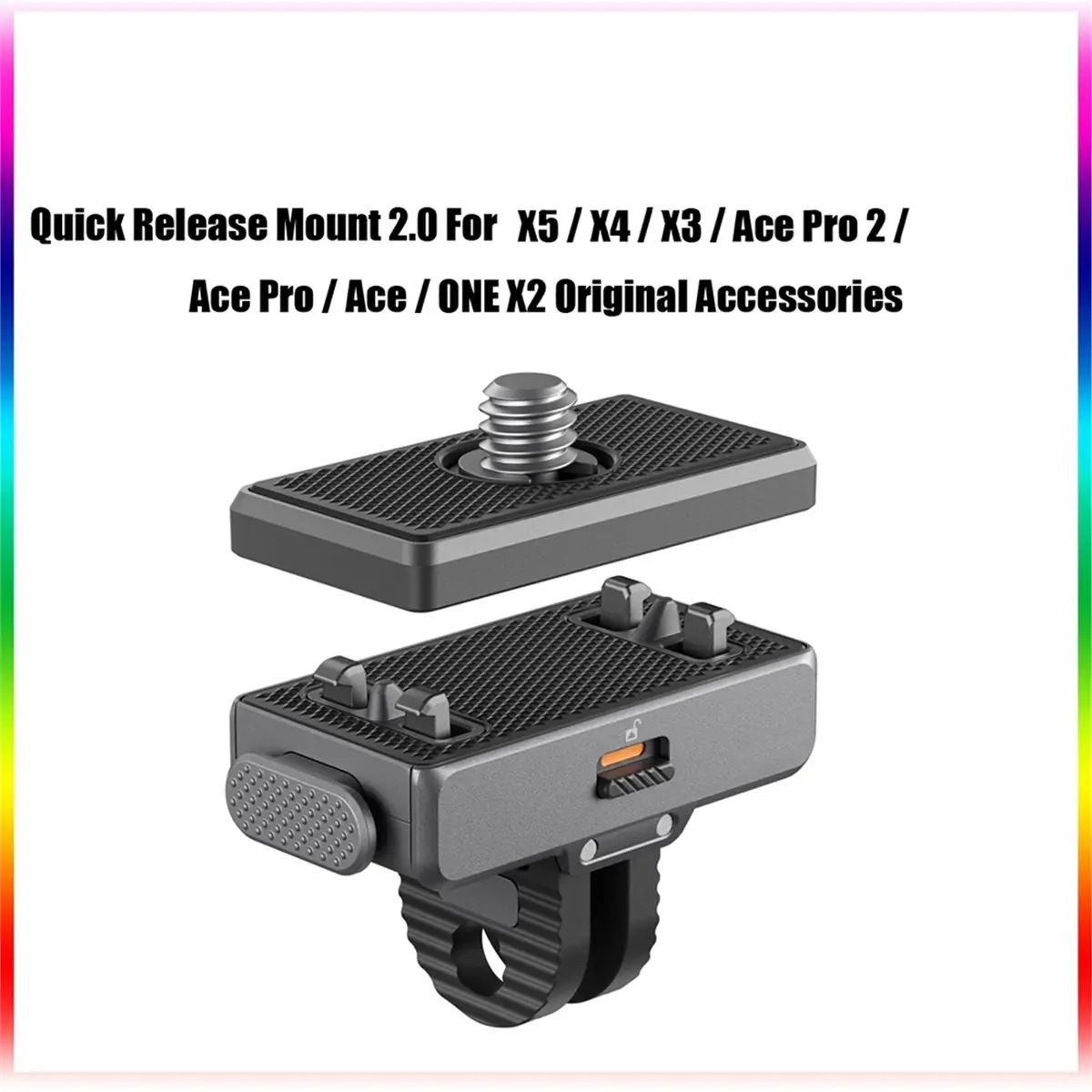DT75BG For Quick Release Mount 2.0 Magnetic Base Bracket Folable Base for X5 X4 X3 Pro 2 Accessories