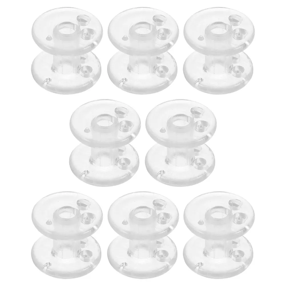 

8pcs Replaceable Cord Tensioner For Venetian Blind Plastic Spool Smooth Operation Sturdy Transparent Compact Easy Installation