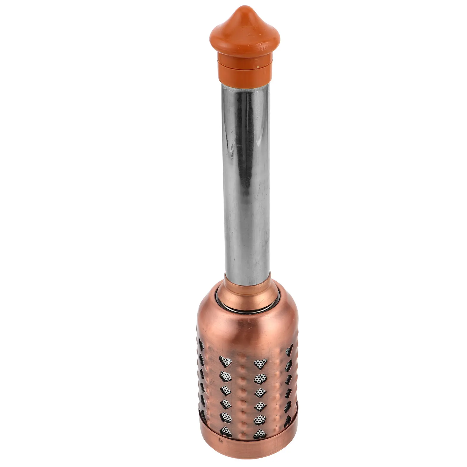 Bronze Moxa Therapy Stick Large Handheld Rolling Portable Moxibustion Tool Smokeless Moxa Burner Massage Acupoint Heat