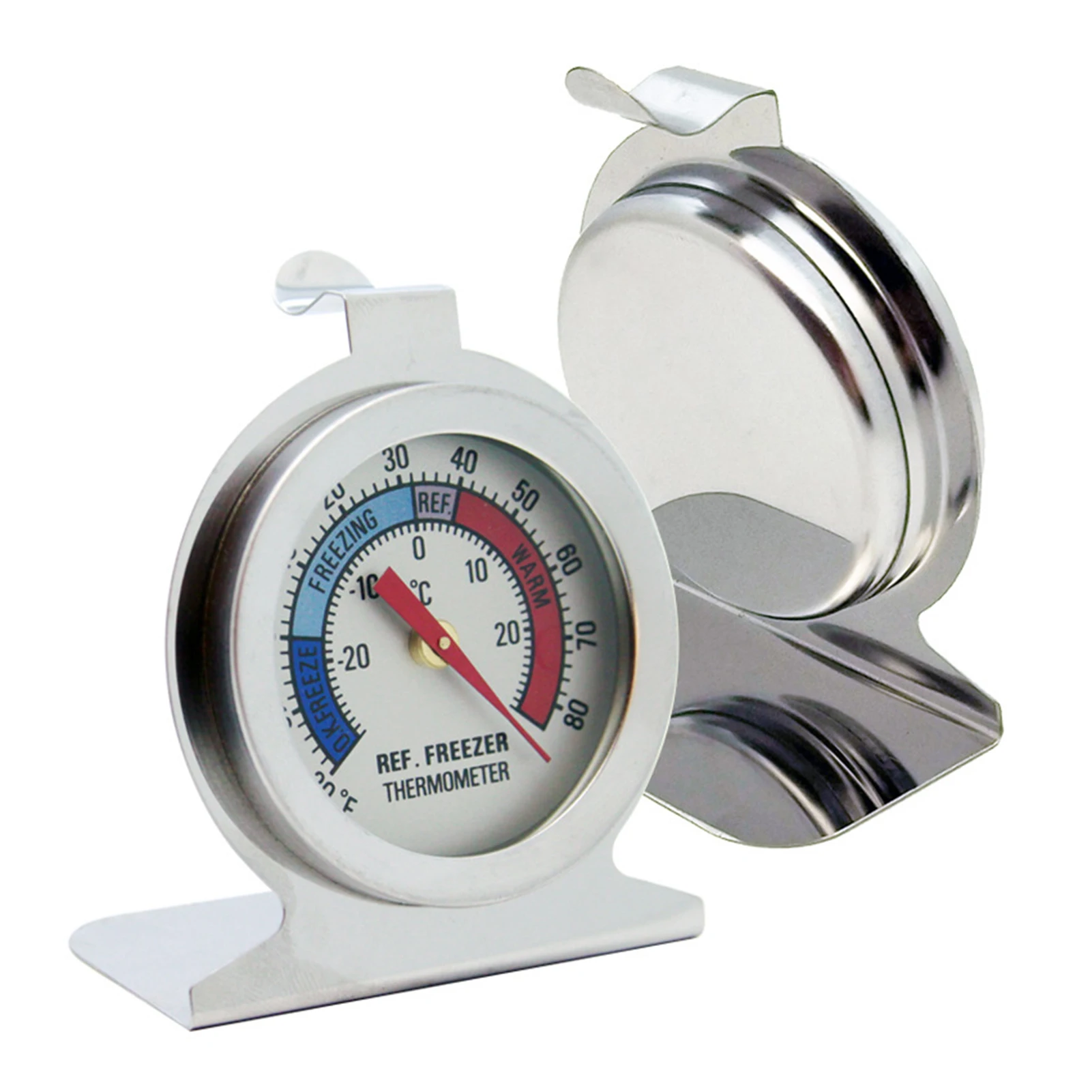 High-Temperature Resistant Stainless Steel Refrigerator Thermometer,Household Kitchen Food Thermometer,For Baking,Barbecue Grill