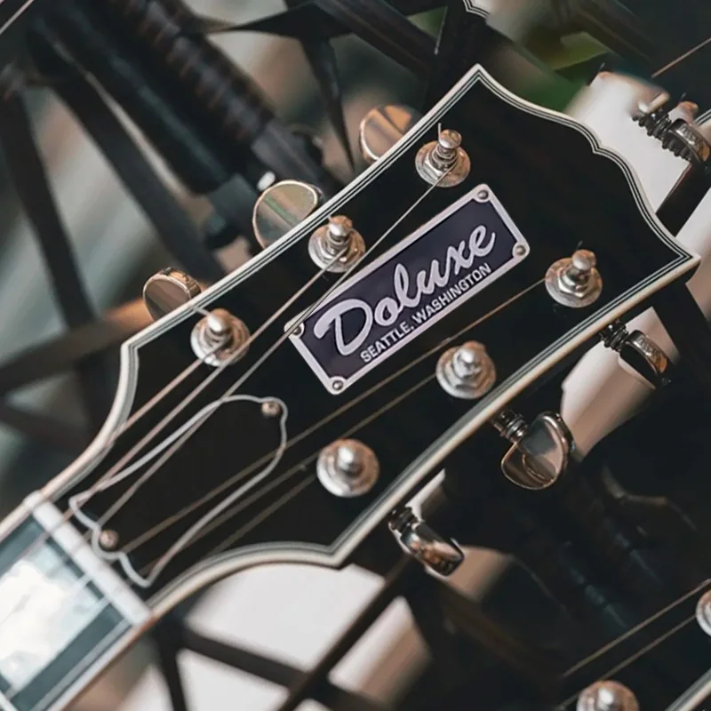 [Custom] Personalized Decorative Plaques | Smooth-Surface Laser-Engraved Speaker Nameplates | Guitar Headstock Nameplates