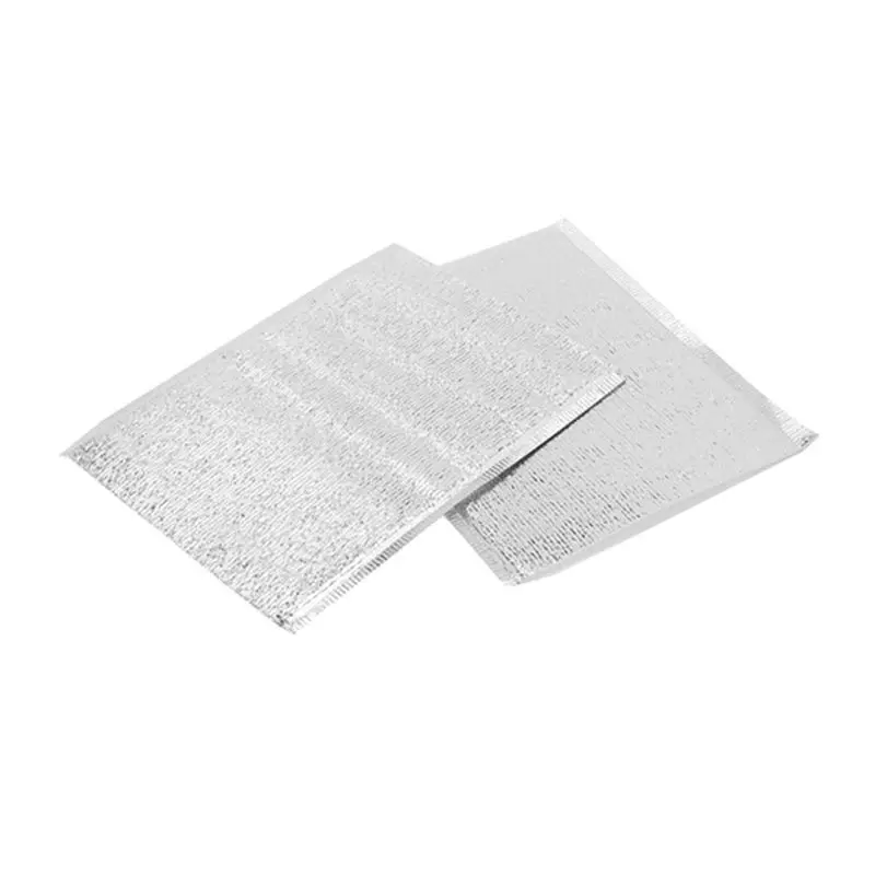 Hot kf-100Pcs Lunch Cooler Bag Insulation Folding Picnic Portable Ice Pack Food Thermal Bag Food Drink Delivery Insulated Bag