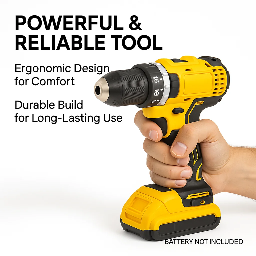 

NEWLithium Battery 20V RechargeableBrushless Compact ElectricScrewdriver replaceable Hand Drill Impact Drill DCD805 for DCB206