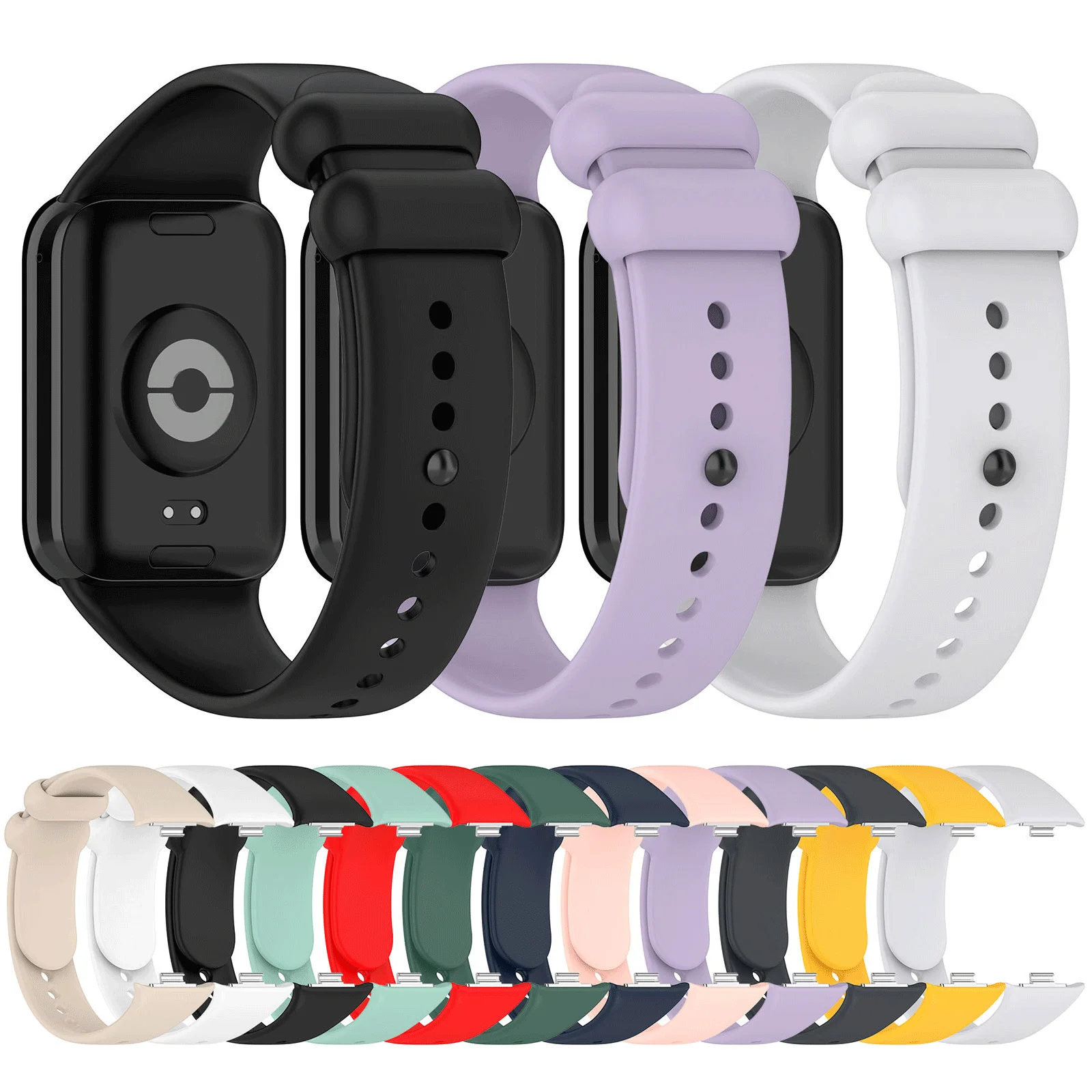 Correa de silicona para reloj inteligente, pulsera deportiva de repuesto para Xiaomi Mi Band 8 Pro